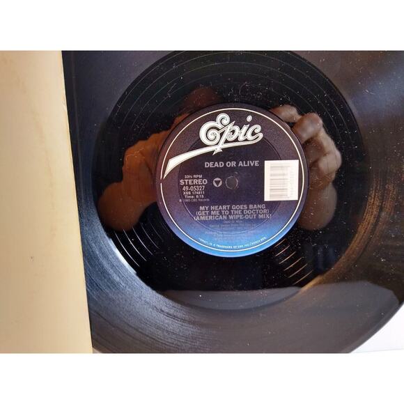 Dead Or Alive My Heart Goes Bang Get Me To The Doctor 12" Vinyl Record Wipe Out - Picture 2 of 3